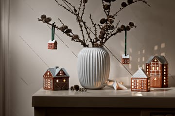 Gingerbread Christmas hanging 5 cm 2-pack - Brown - Kähler