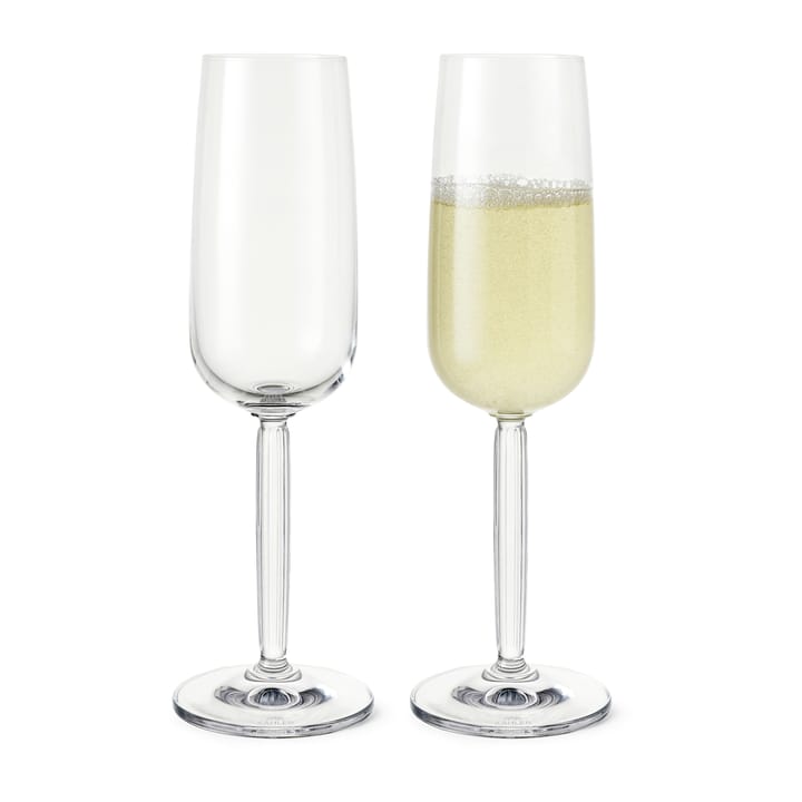 Hammershøi champagne glass 24 cl 2pack, Clear Kähler