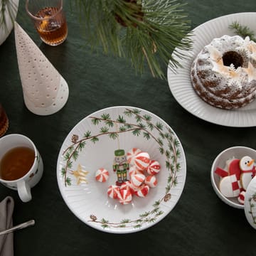 Hammershøi Christmas bowl on foot Ø23 cm - White - Kähler