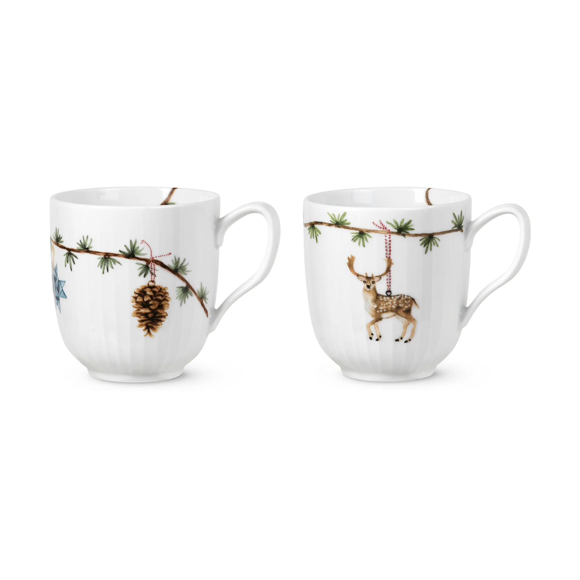 Hammershøi Christmas Christmas mug 33 cl 2 pieces, 2021 & 2022 Kähler