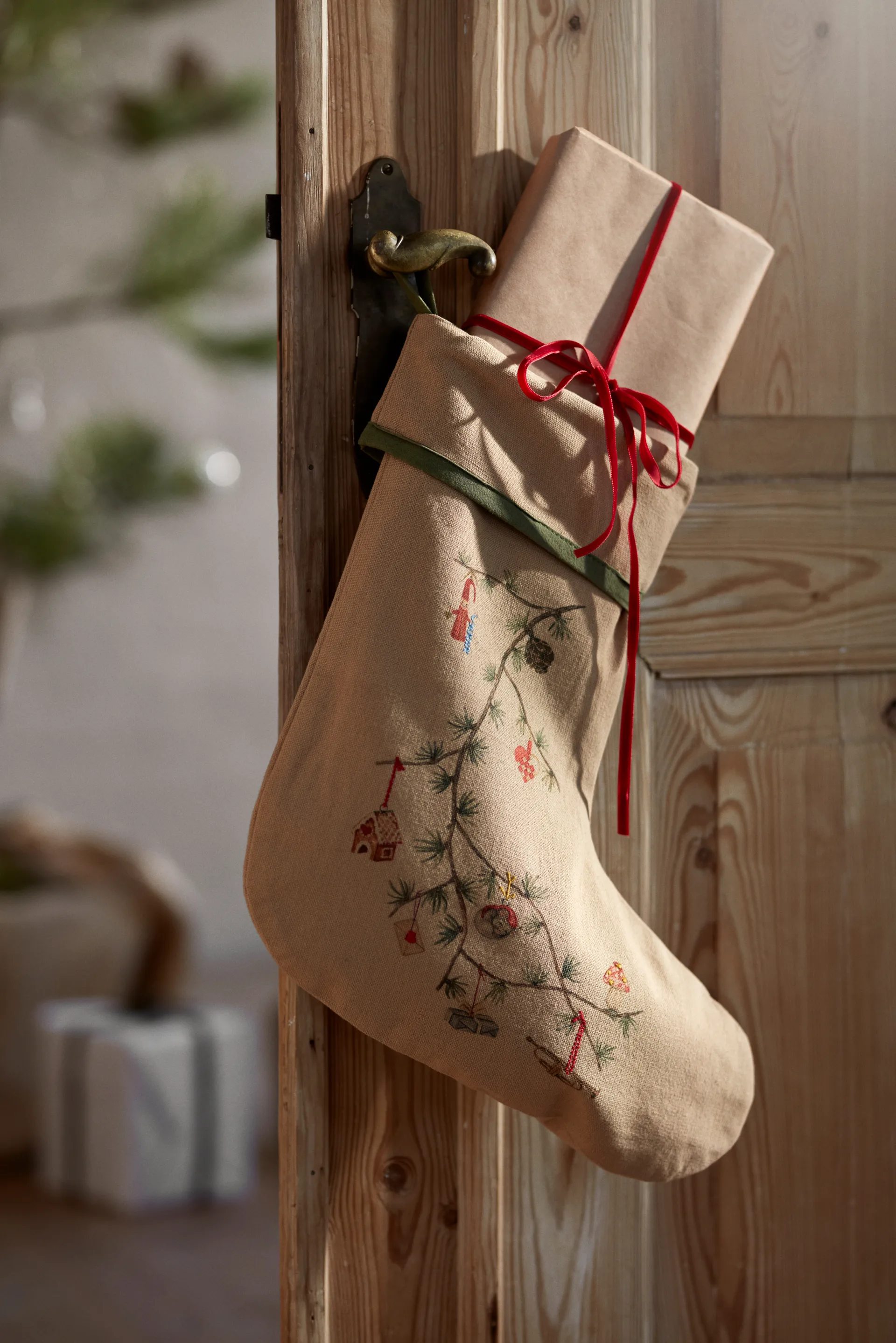 Hammershøi Christmas Christmas stocking, Beige Kähler