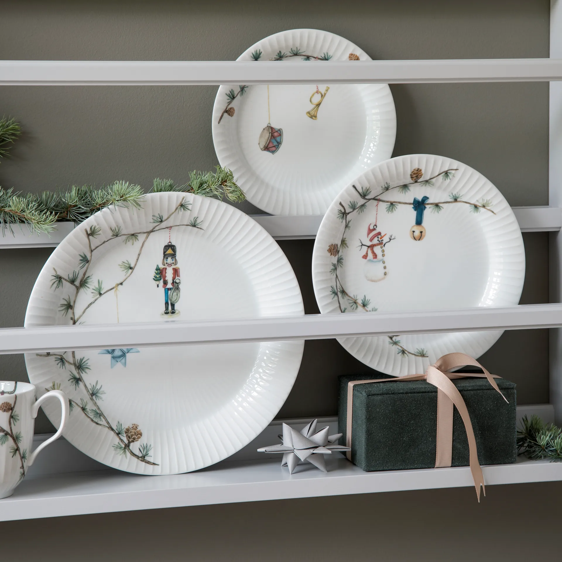 Hammershøi Christmas plate, 22 cm Kähler