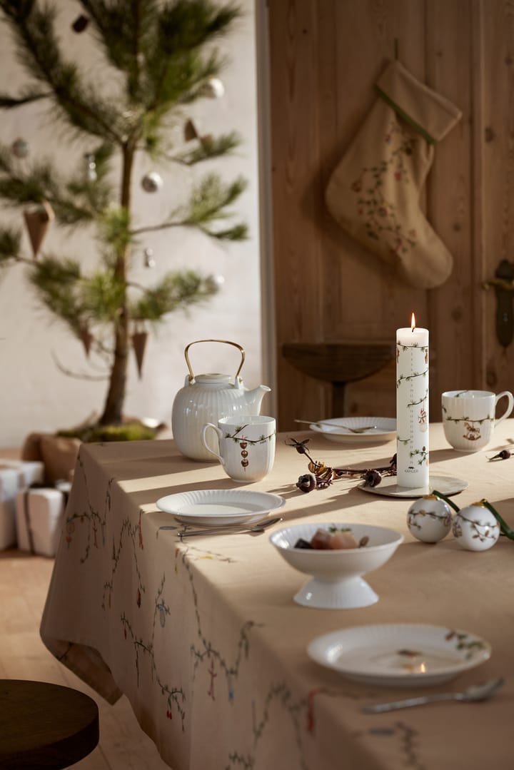 Hammershøi Christmas Tablecloth beige, 150x320 cm Kähler