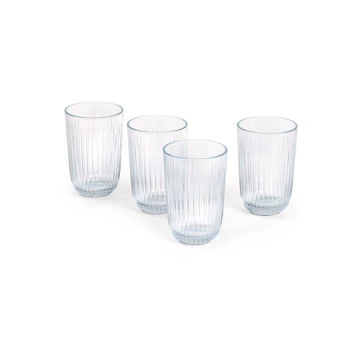 Hammershøi drinking glass 37 cl 4-pack - Clear - Kähler