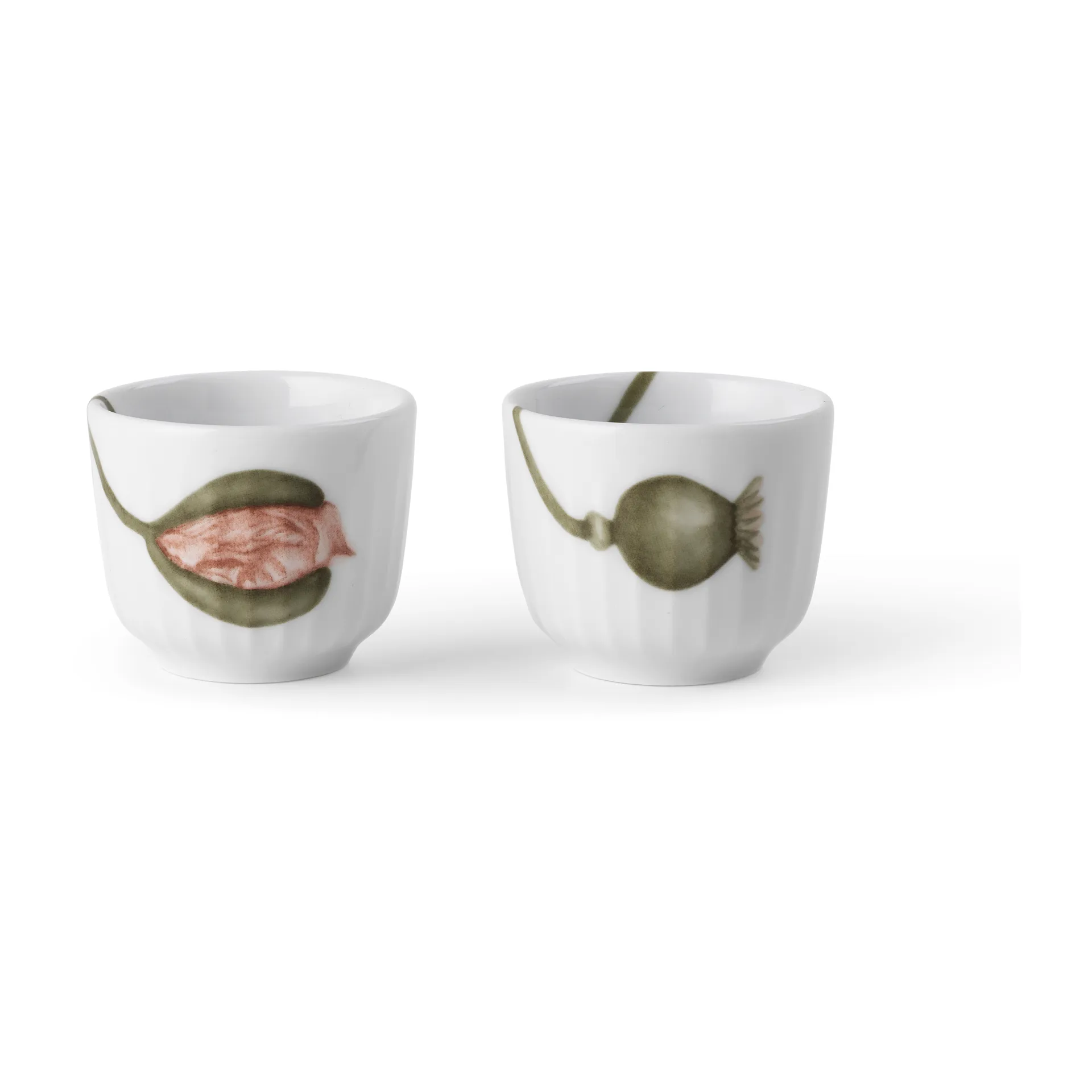 Hammershøi Poppy egg cup 2-pack, White-decor Kähler