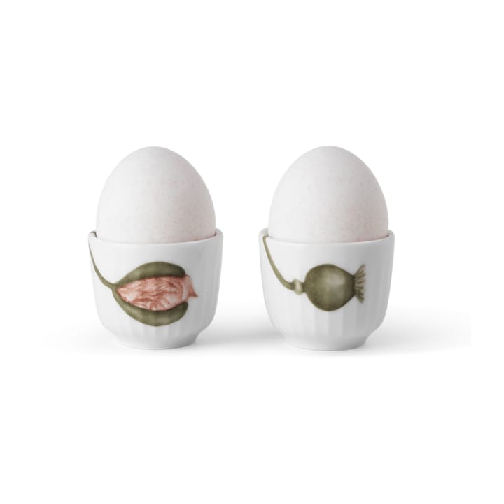 Hammershøi Poppy egg cup 2-pack, White-decor Kähler