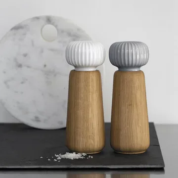 Hammershøi spice mill large - White, 18 cm - Kähler