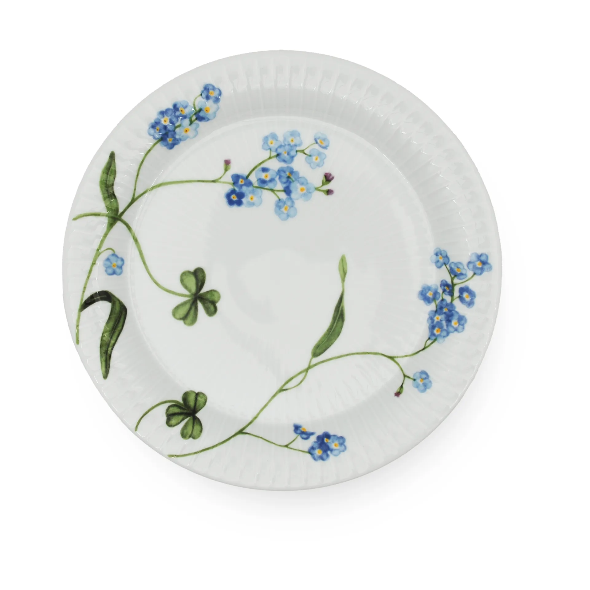 Hammershøi summer plate Ø22 cm, Forget me not Kähler