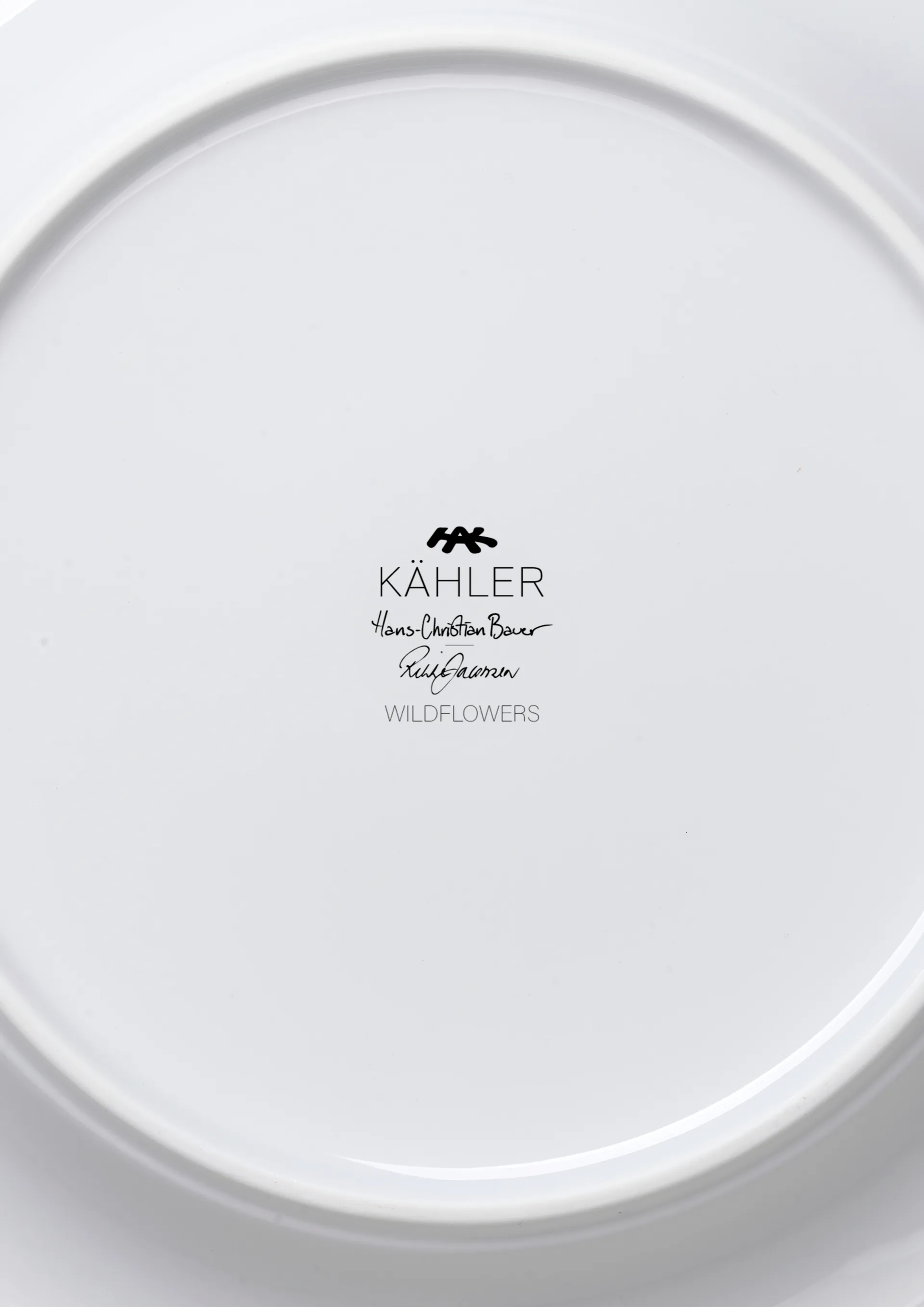Hammershøi summer plate Ø22 cm, Wild flowers Kähler