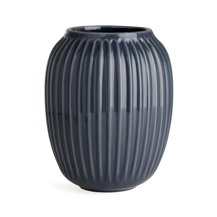 Hammershøi vase - Anthracite grey, medium 21 cm - Kähler