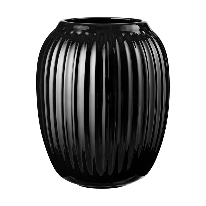 Hammershøi vase - Black, medium 21 cm - Kähler