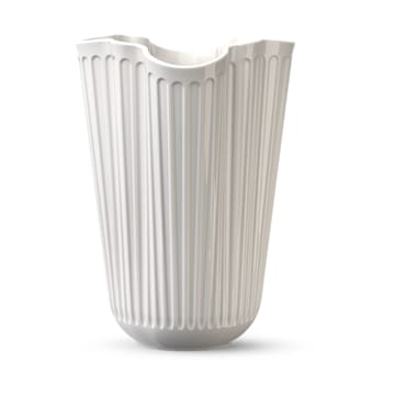 Hammershøi vase unfold 16.5 cm - White - Kähler