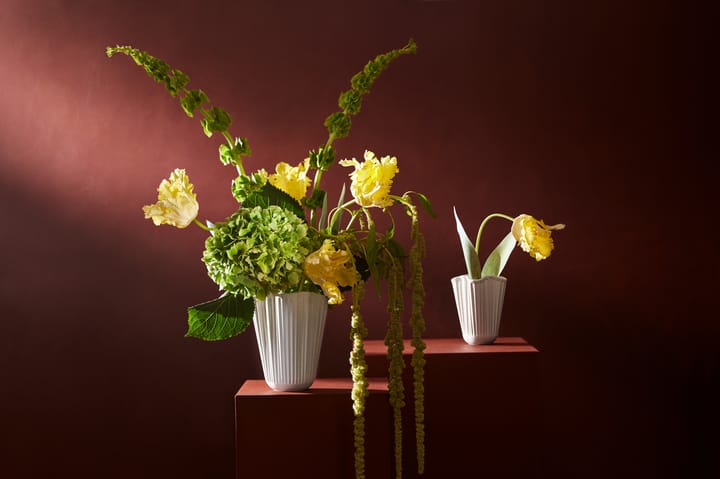 Hammershøi vase unfold 16.5 cm, White Kähler