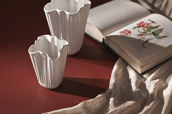Hammershøi vase unfold 16.5 cm, White Kähler