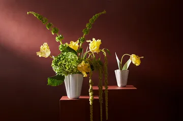 Hammershøi vase unfold - White, 16,5 cm - Kähler