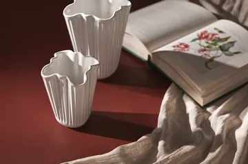 Hammershøi vase unfold - White, 16,5 cm - Kähler