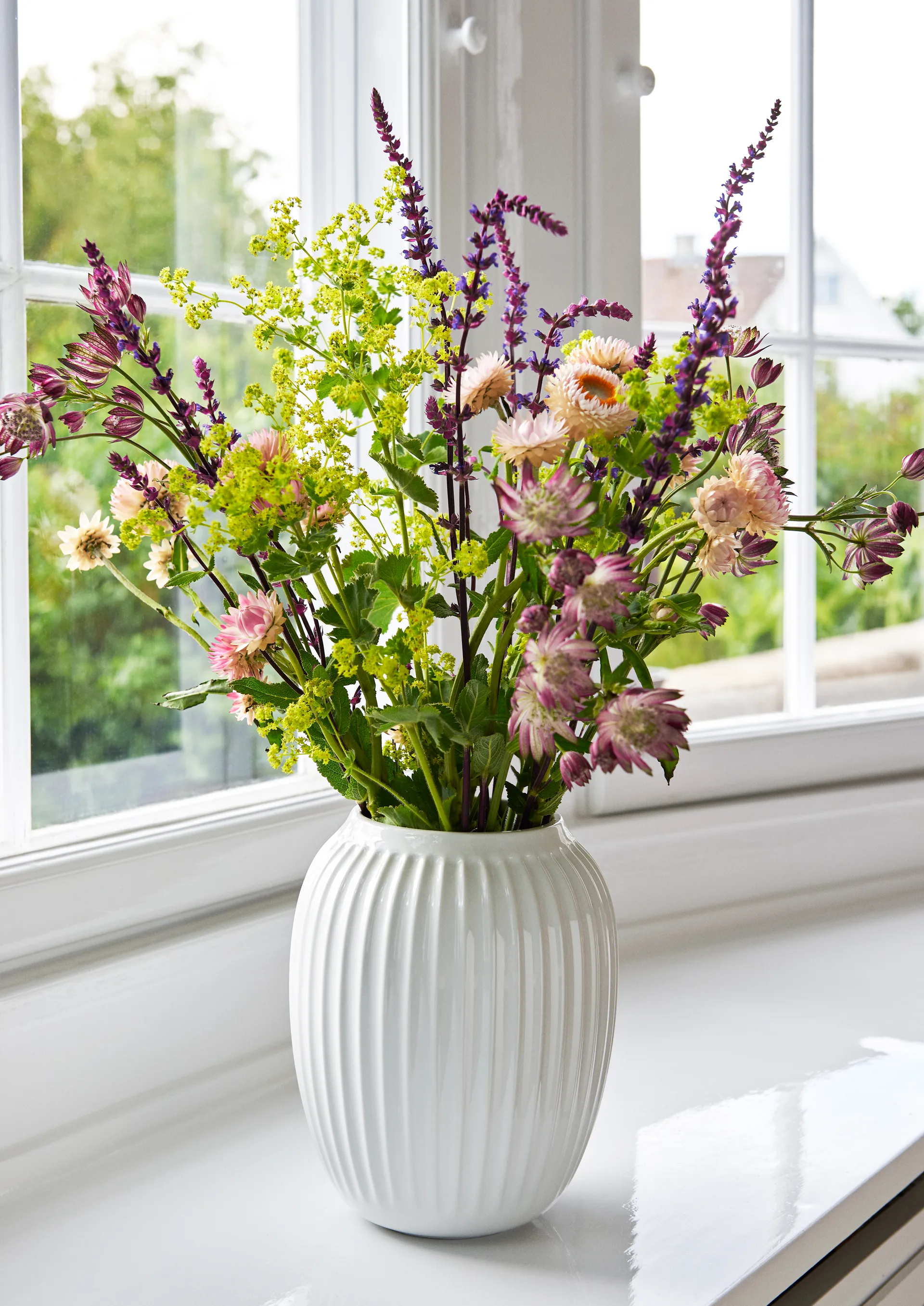 Hammershøi vase, White, medium 21 cm Kähler