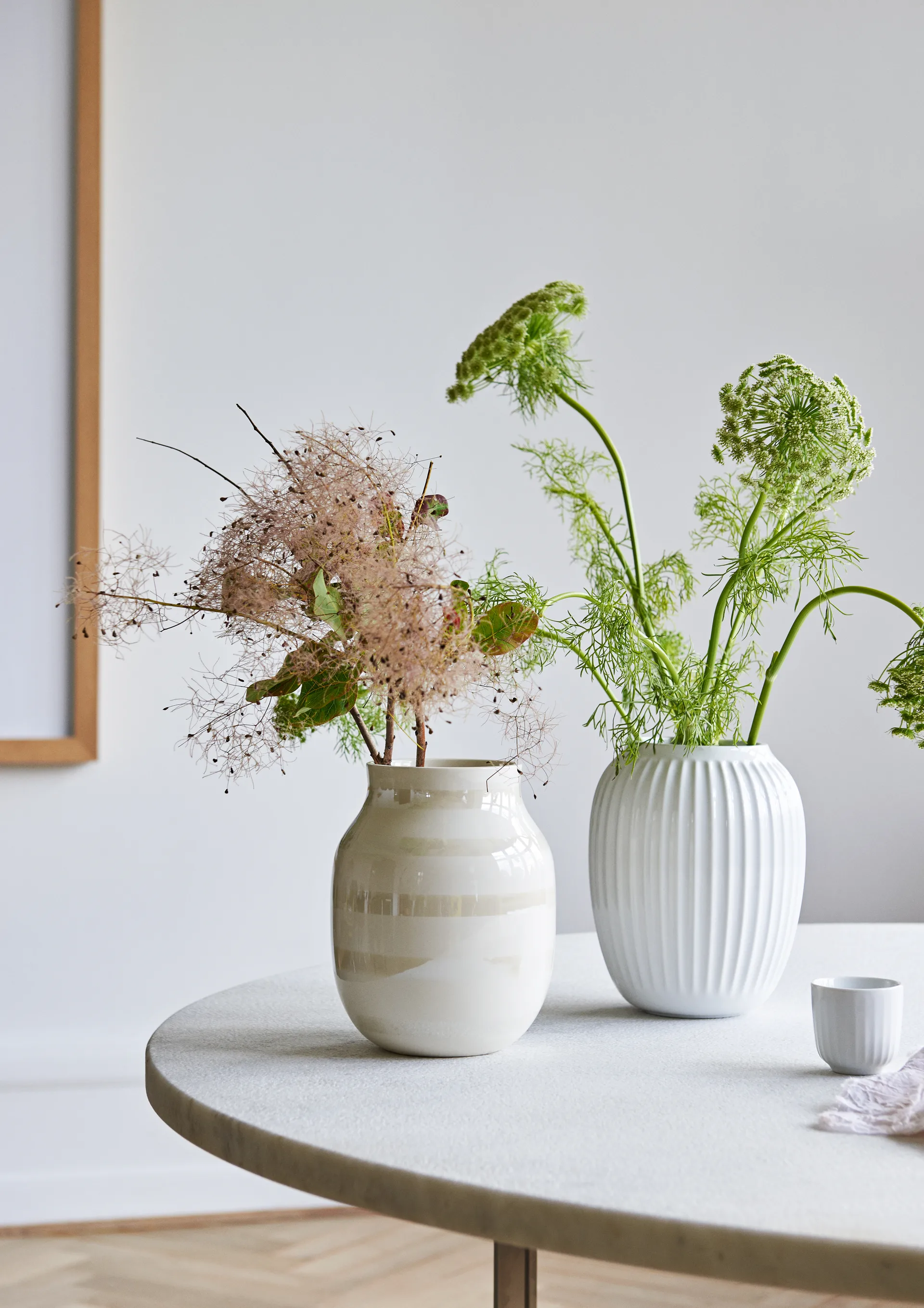 Hammershøi vase, White, medium 21 cm Kähler
