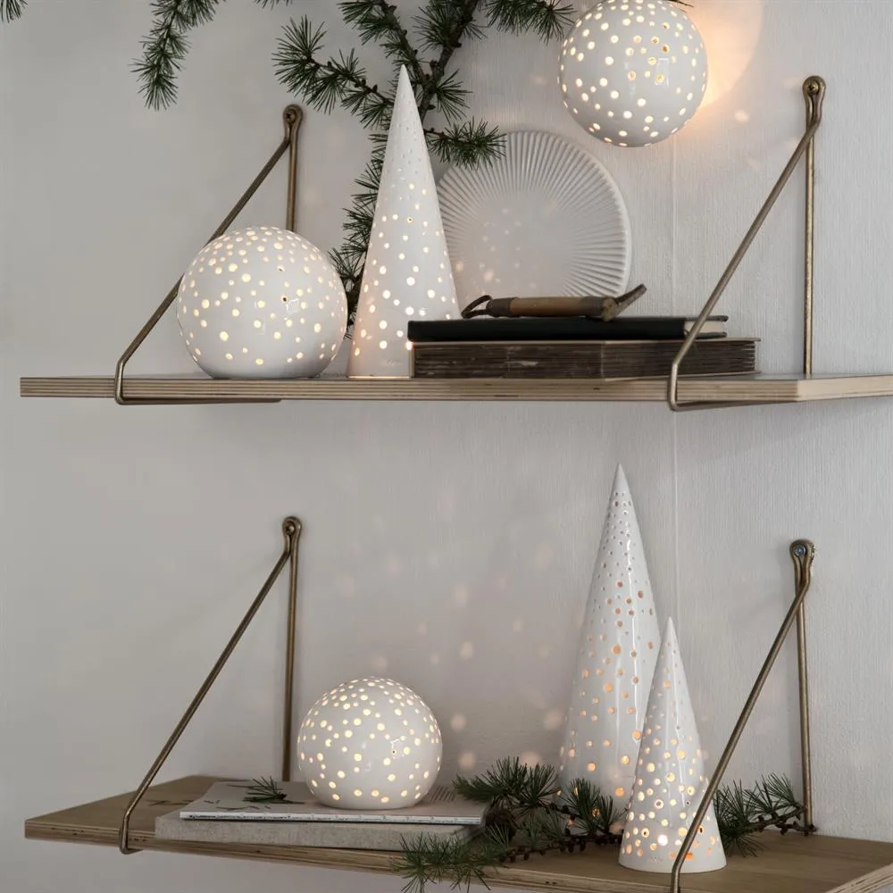 Nobili candle holder small, snow white Kähler