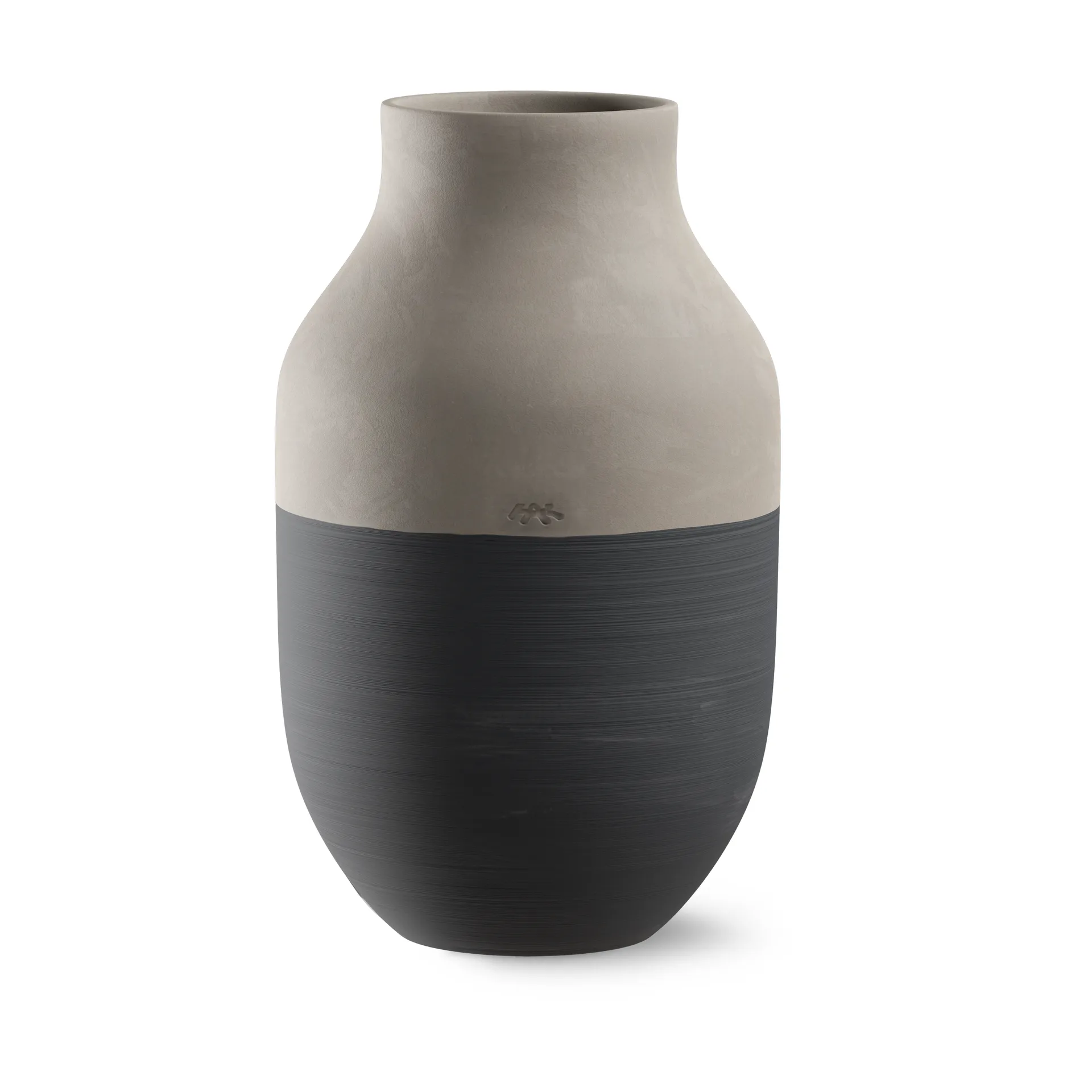 Omaggio Circulare Vase H31 cm, Anthracite grey Kähler