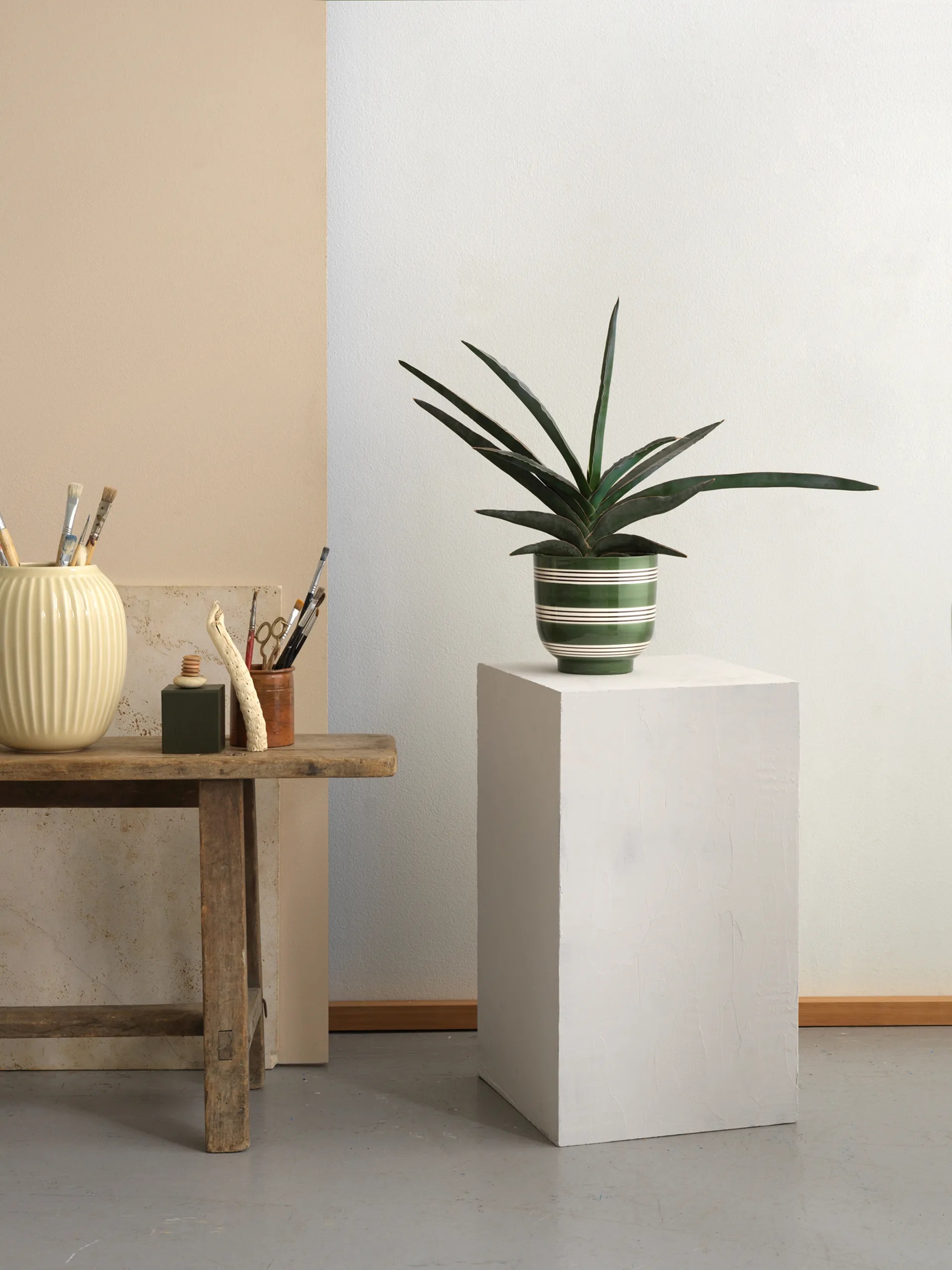 Omaggio Nuovo flowerpot Ø15 cm, Green Kähler