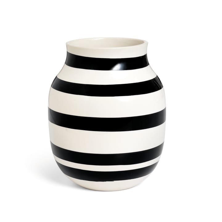 Omaggio vase medium, black Kähler