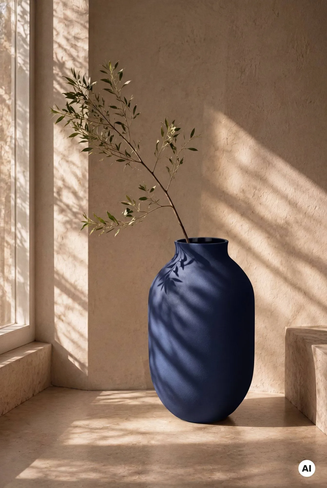 Studio Omaggio vase, Blue, 50 cm Kähler