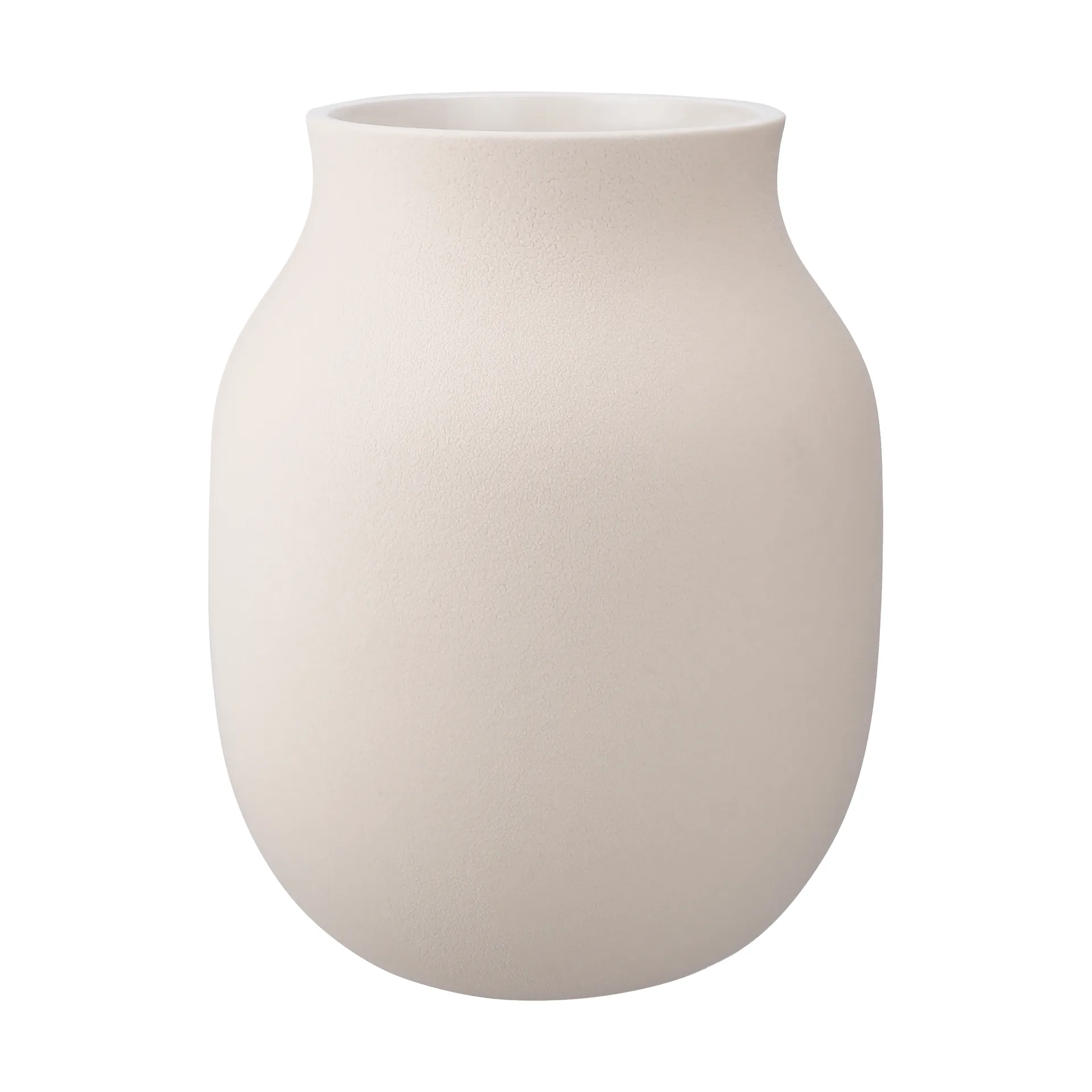 Studio Omaggio vase, Sand, 20 cm Kähler