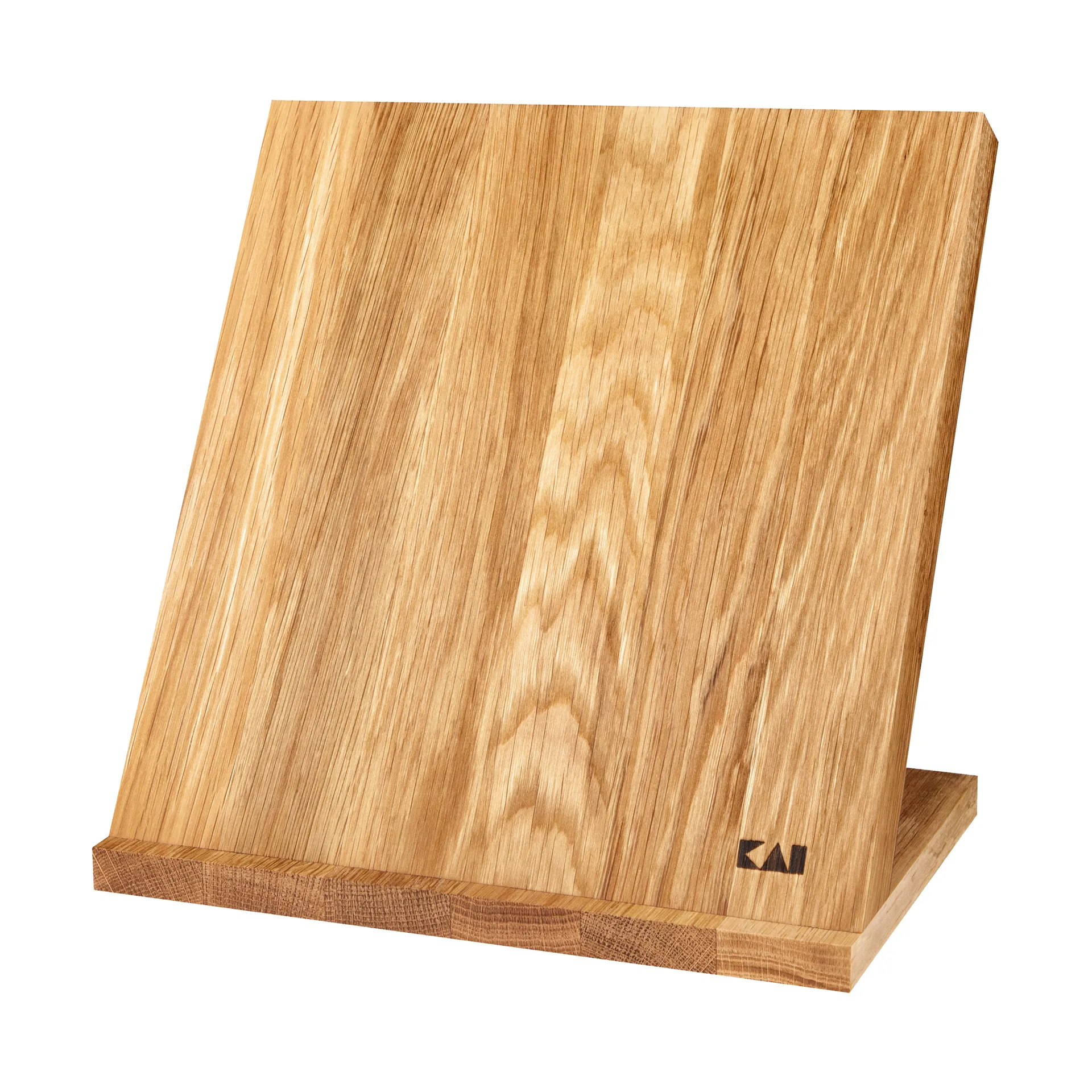Kai magnetic knife block 25x26 cm, Oiled oak KAI