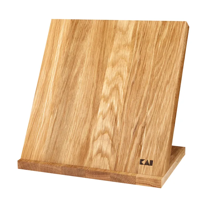Kai magnetic knife block 25x26 cm - Oiled oak - KAI