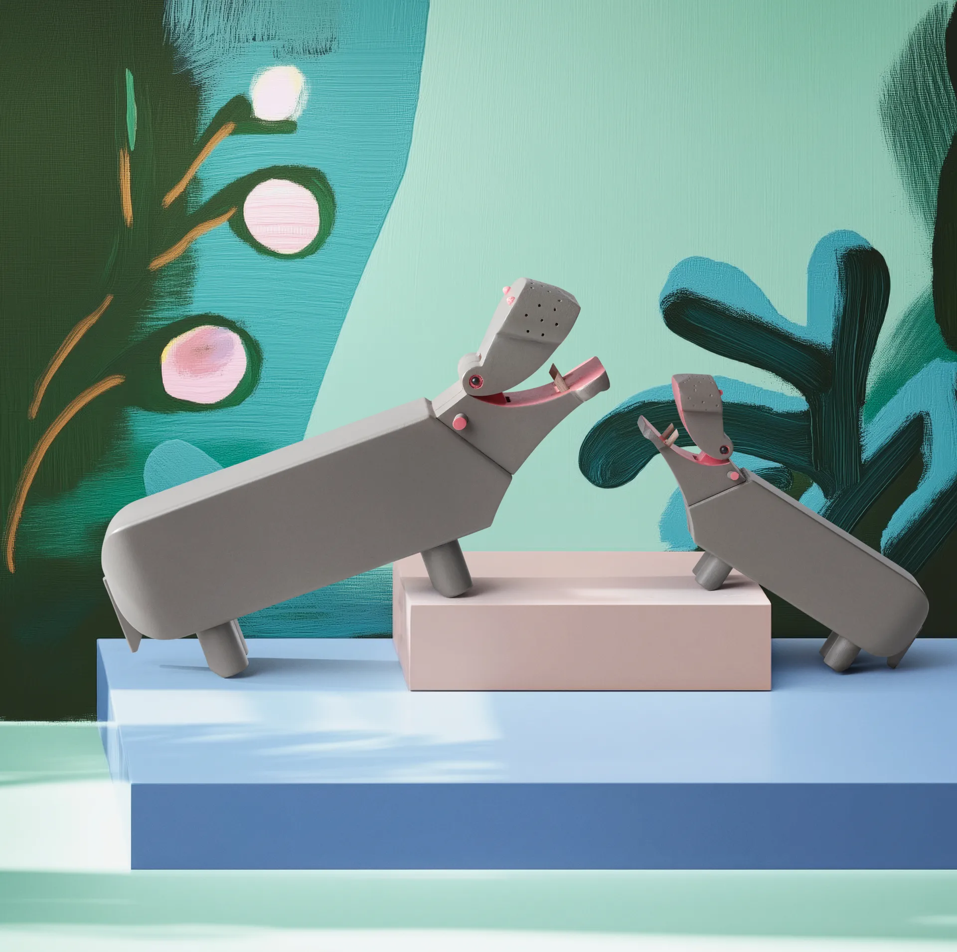 Kay Bojesen hippo, Grey Kay Bojesen Denmark