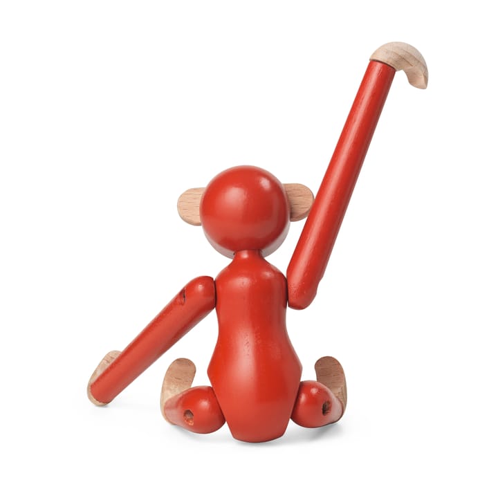 Kay Bojesen mini vintage monkey, Red Kay Bojesen Denmark