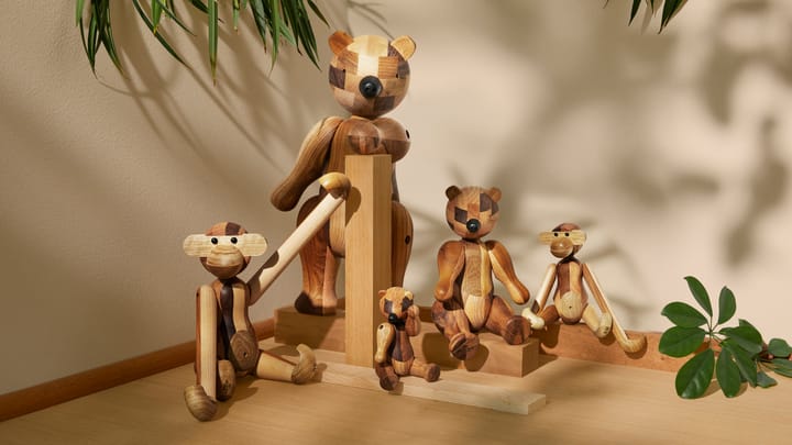 Kay Bojesen monkey anniversary edition mixed wood, Small Kay Bojesen Denmark