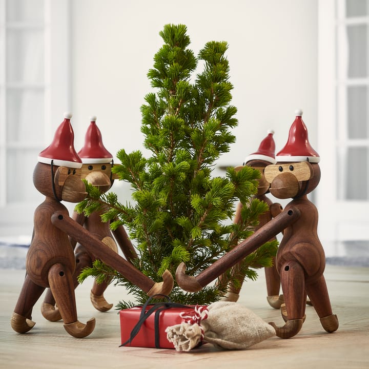 Kay Bojesen monkey & Christmas hat, small monkey & Christmas hat Kay Bojesen Denmark