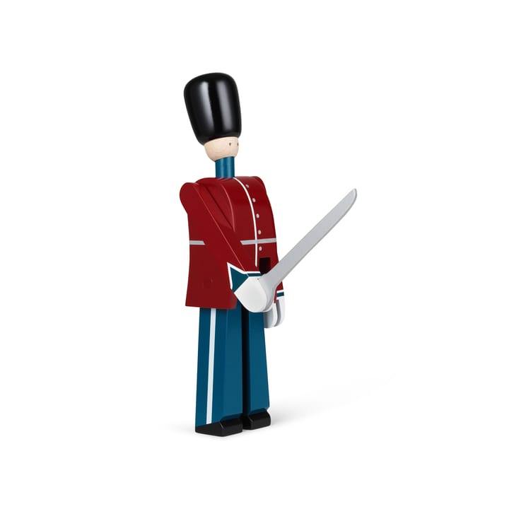 Kay Bojesen officer with sword, Red-blue Kay Bojesen Denmark