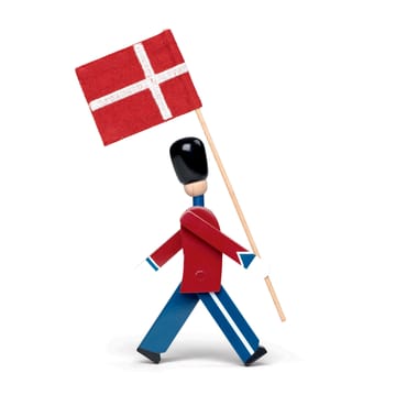 Kay Bojesen textile flag for guard mini - red-white - Kay Bojesen Denmark