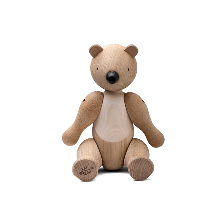 Kay Bojesen wooden bear medium, oak and maple Kay Bojesen Denmark