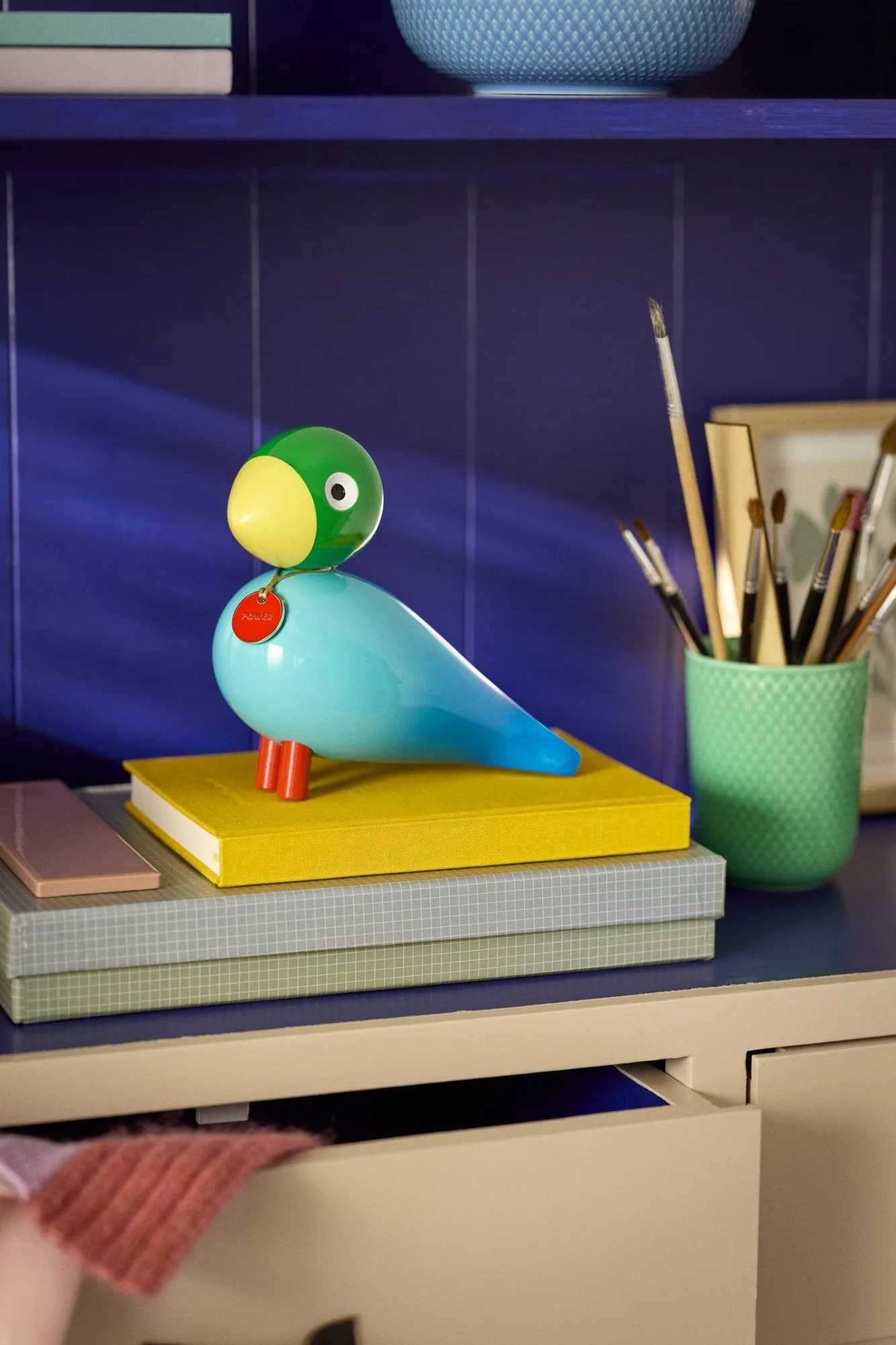Story bird, Blue, 15,5 cm Kay Bojesen Denmark