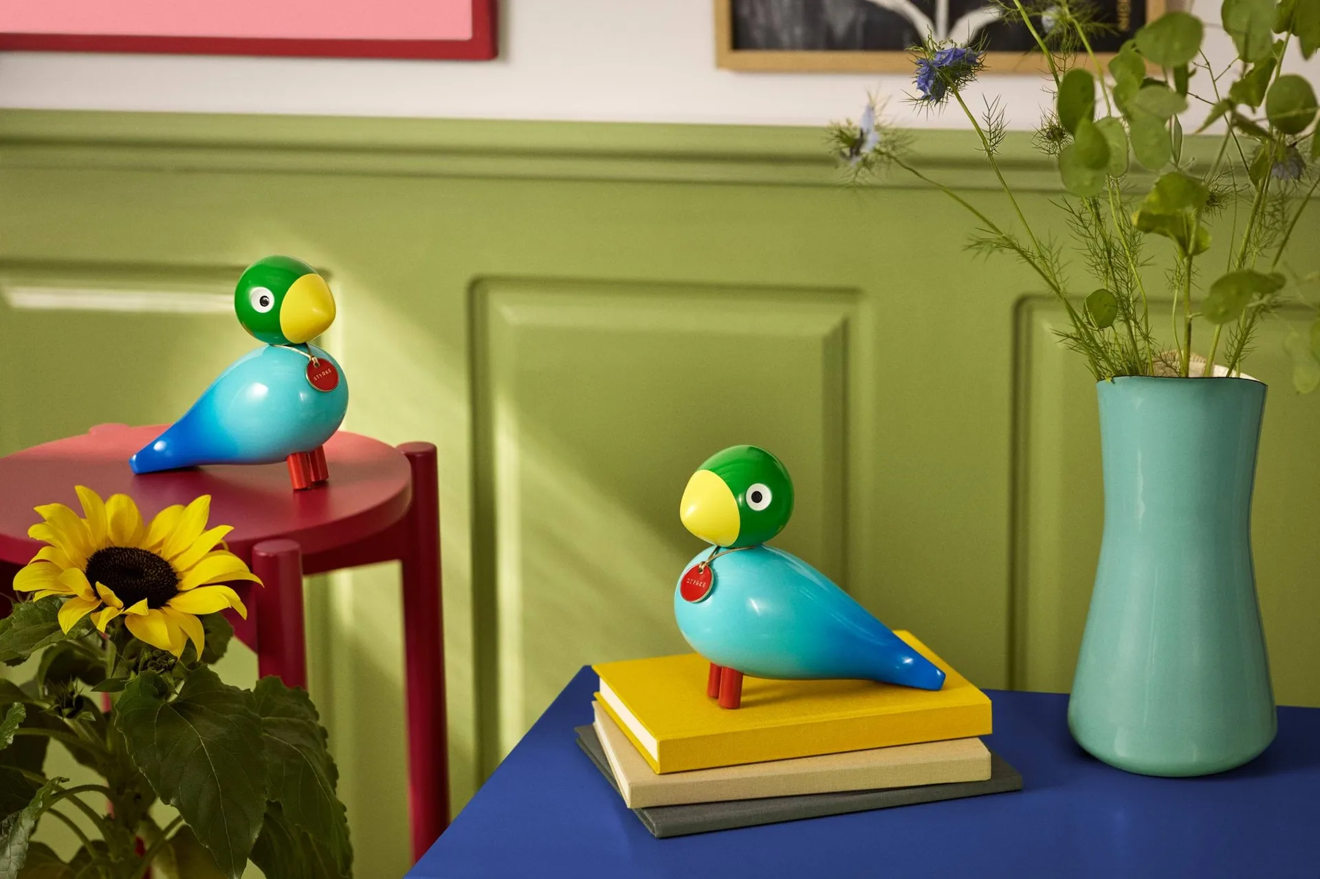 Story bird, Blue, 15,5 cm Kay Bojesen Denmark