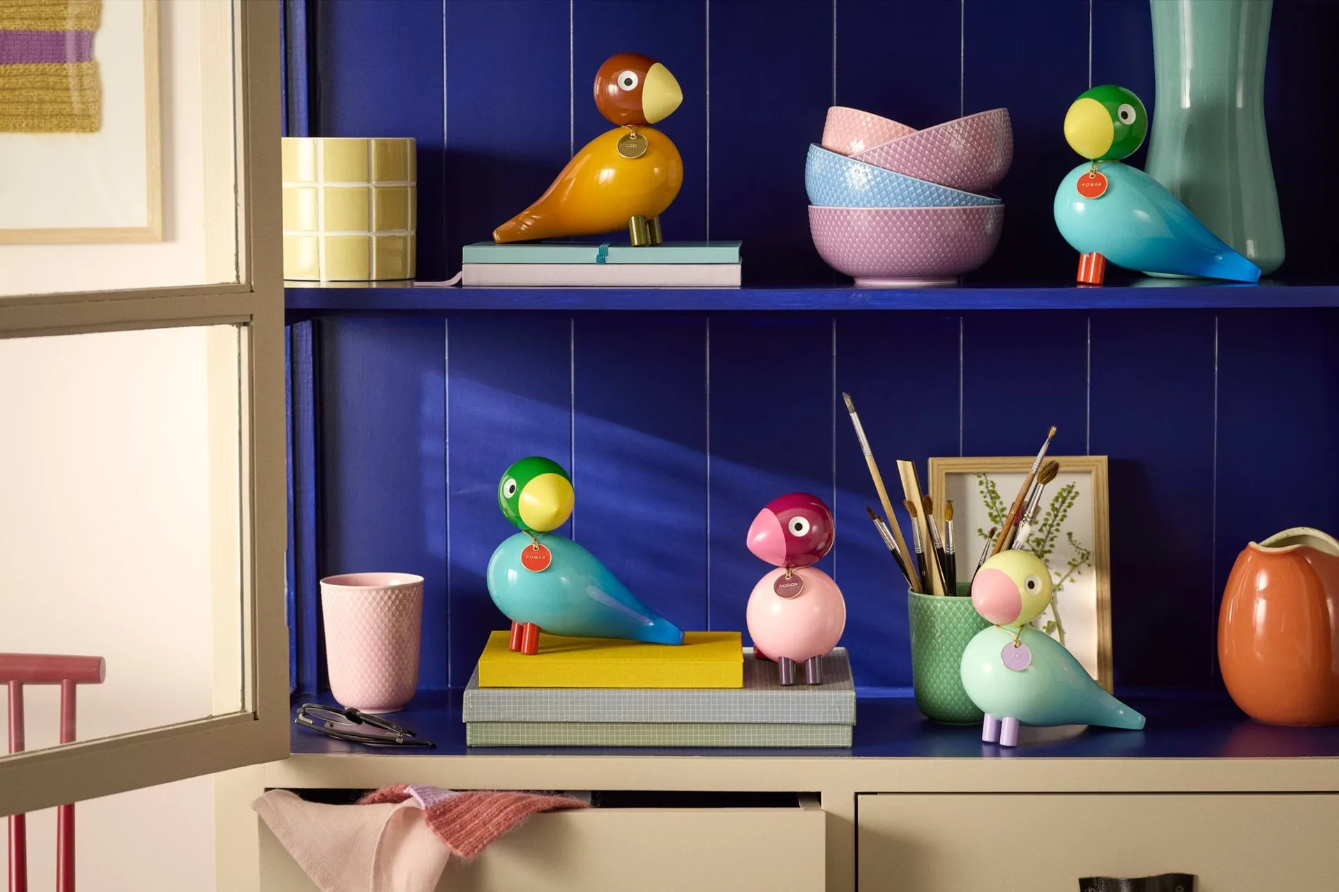 Story bird, Blue, 15,5 cm Kay Bojesen Denmark