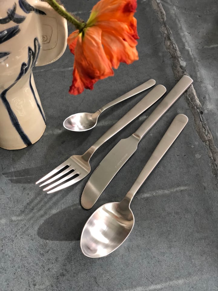 Grand Prix cutlery 16 pieces, Matte steel Kay Bojesen