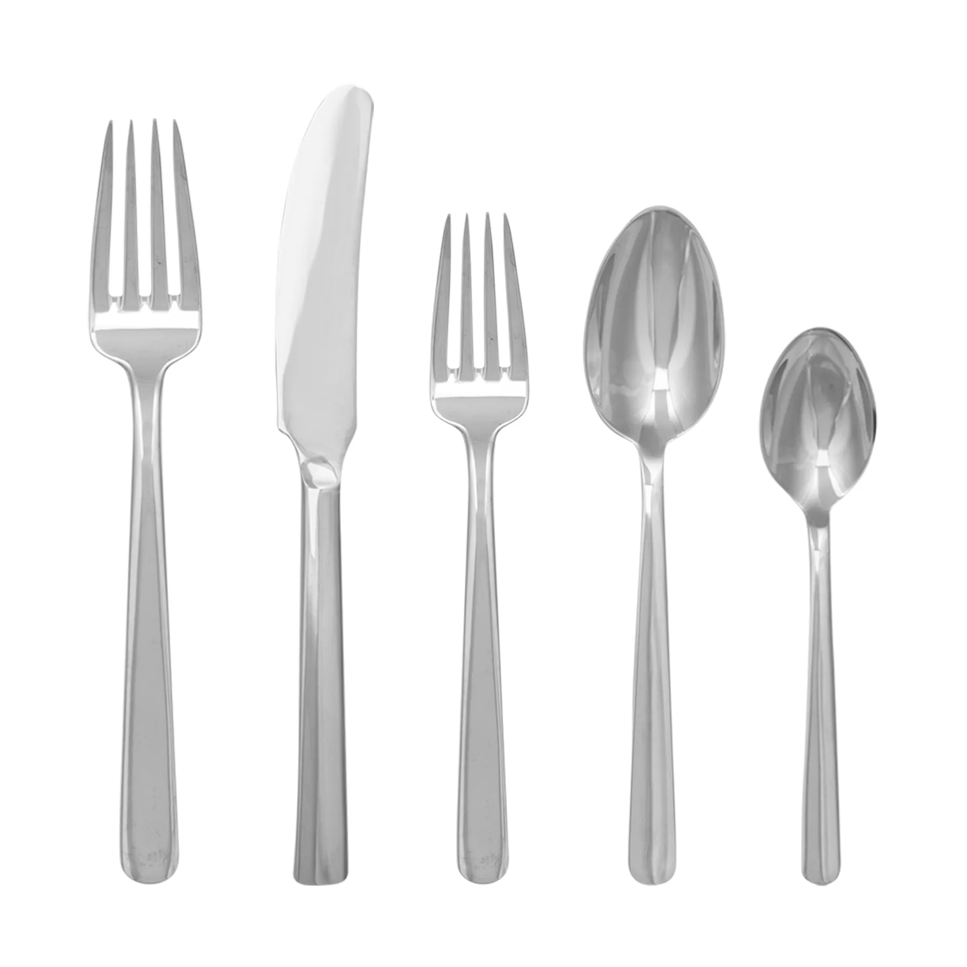 Grand Prix cutlery 5 pieces, Polished steel Kay Bojesen