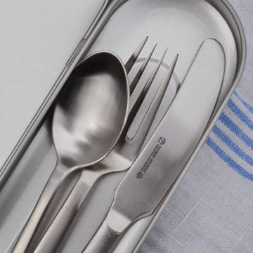 Grand Prix cutlery travel kit 3 pieces - Polished steel - Kay Bojesen