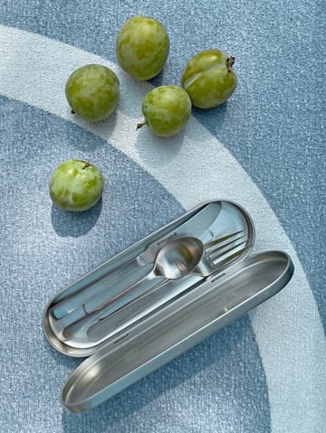 Grand Prix cutlery travel kit 3 pieces - Polished steel - Kay Bojesen
