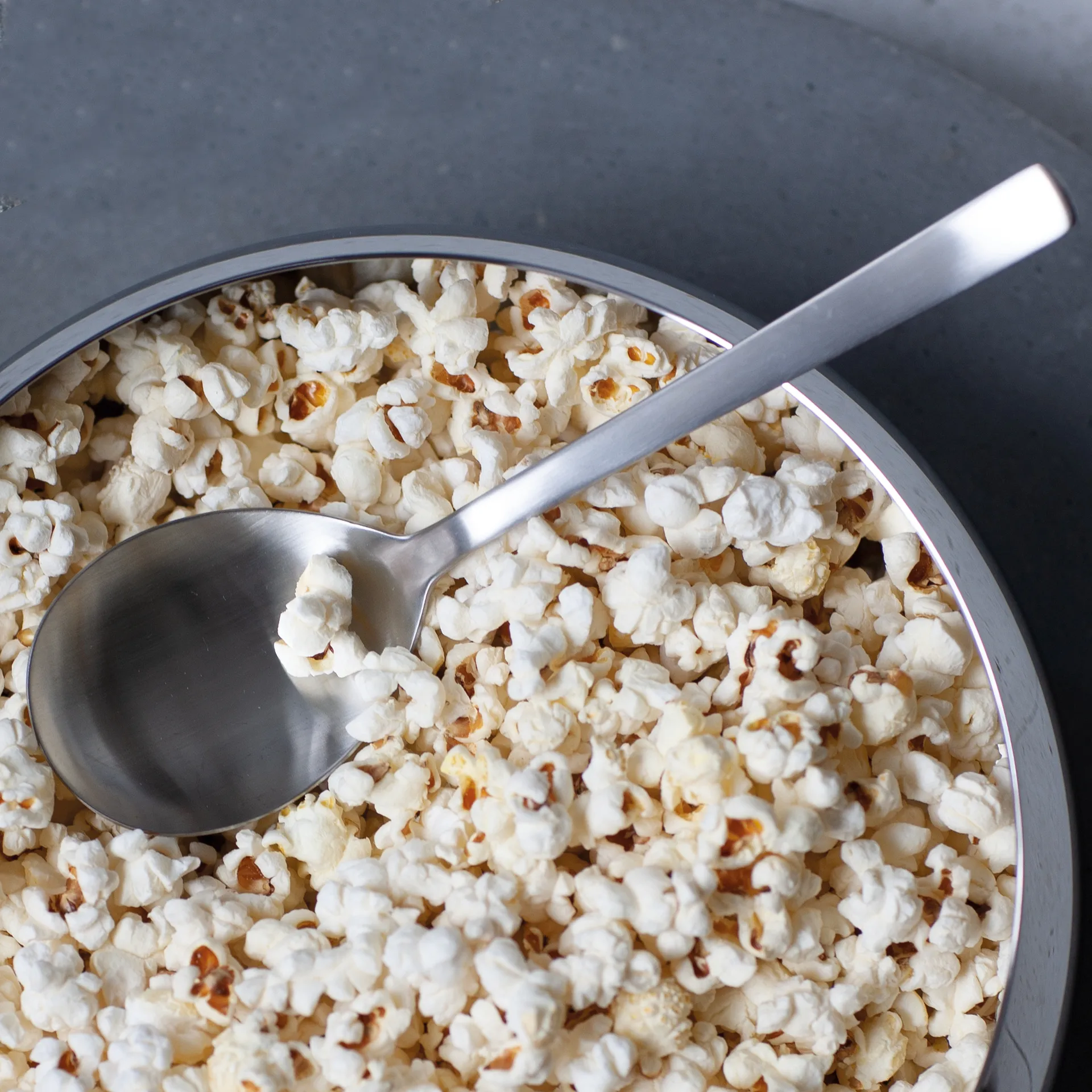 Grand Prix servering spoon 23.5 cm, Polished steel Kay Bojesen