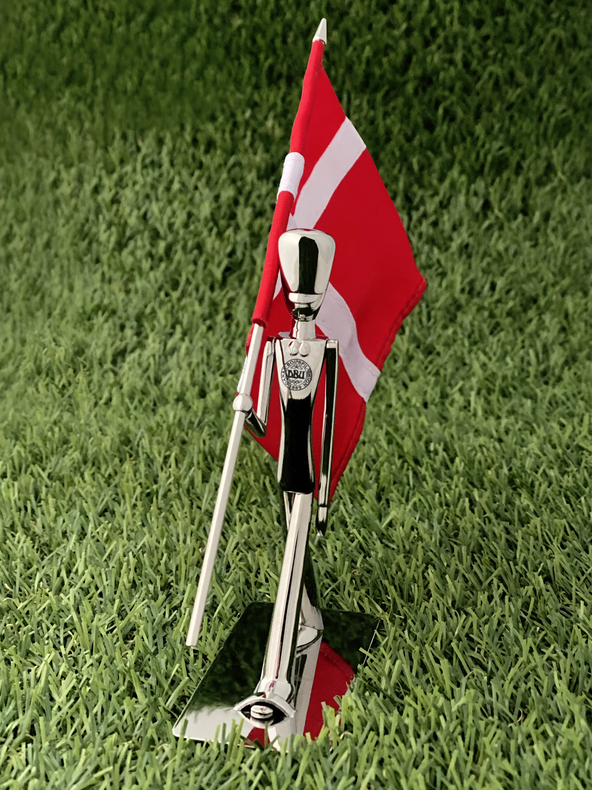 Royal Guard x DBU figurine 18 cm, Polished steel Kay Bojesen