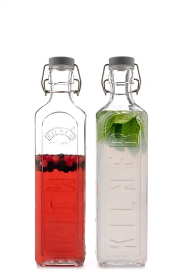 Kilner bottle with swing top - Clear, 1 L - Kilner