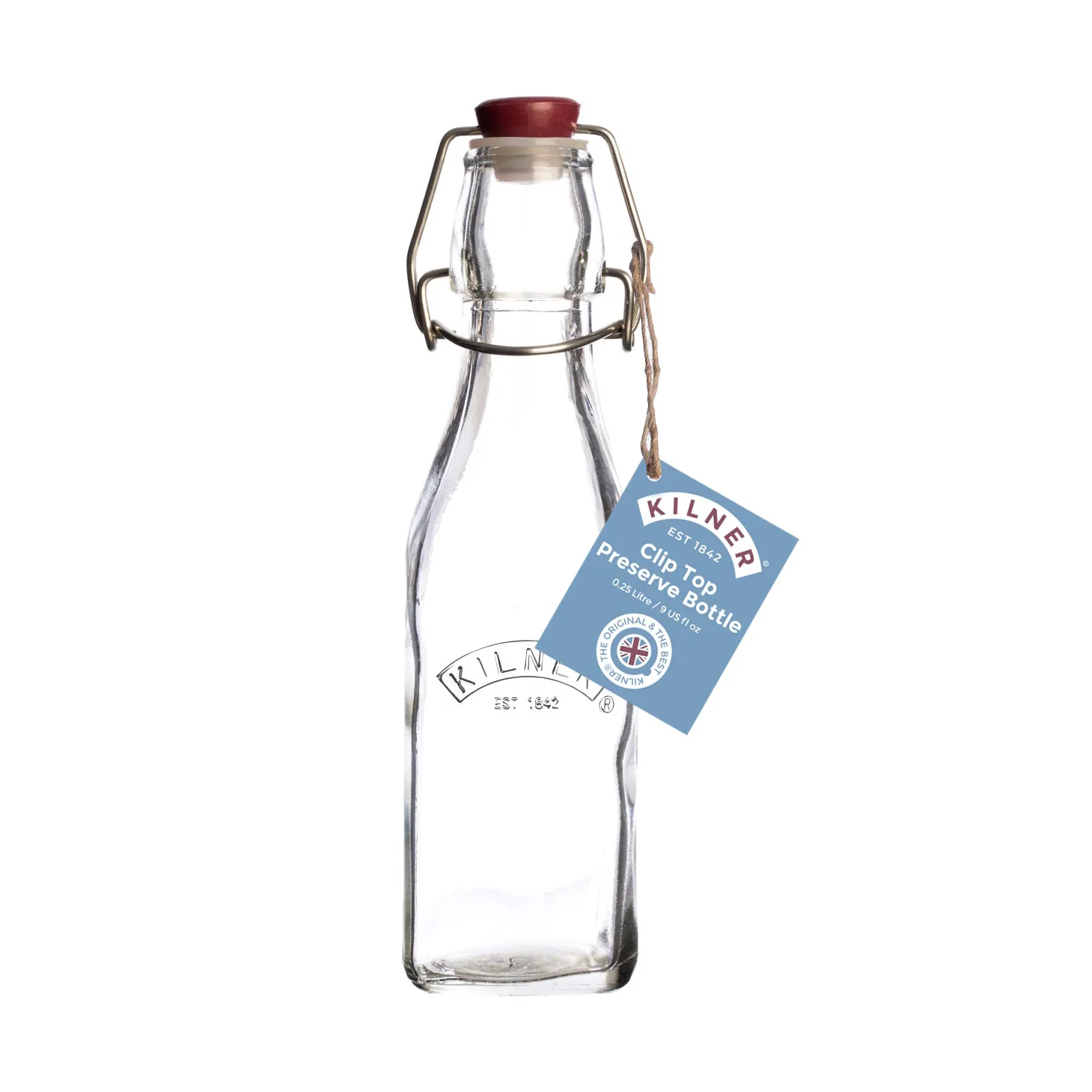 Kilner bottle with swing top, Clear, 250 ml Kilner