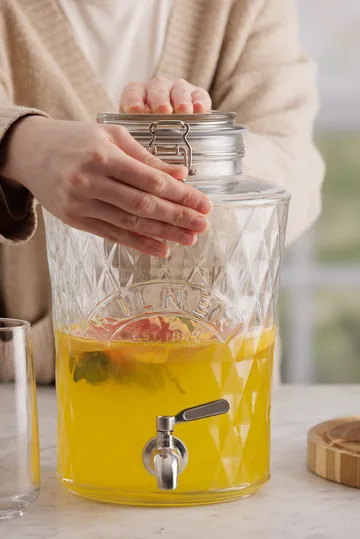 Kilner DIAMANT beverage dispenser with tap - Clear, 5 L - Kilner