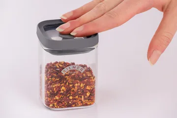 Kilner FRESH spice jar square - Clear-grey, 160 ml - Kilner